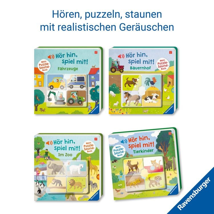Produktbild: H&ouml;r hin, spiel mit! Bei den Tierkindern