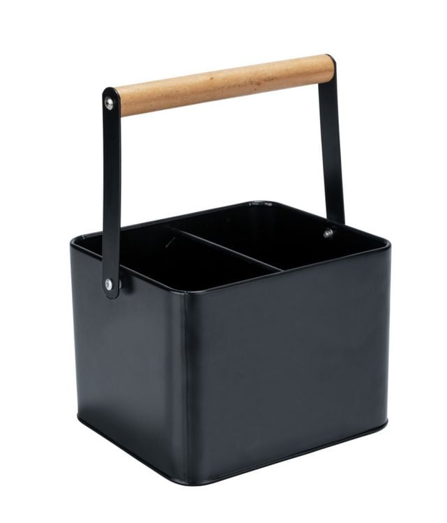 Produktbild: Utensilienkorb Mod. Baco Schwarz, robuster Tragekorb