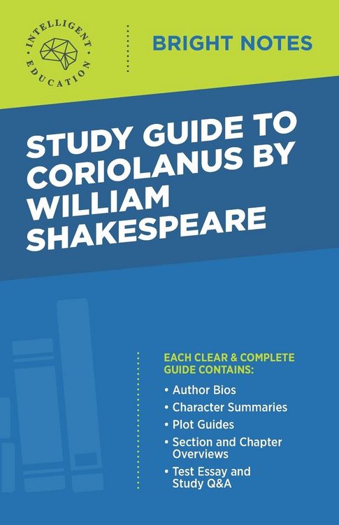 Produktbild: Study Guide to Coriolanus by William Shakespeare