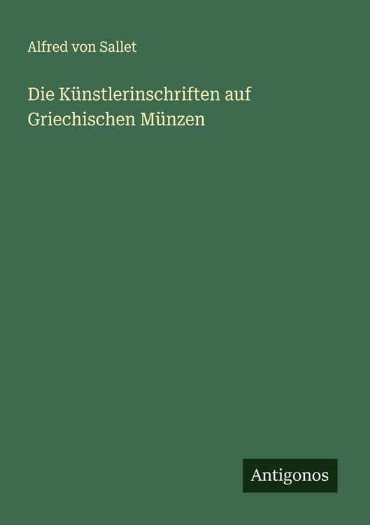 Produktbild: Die K&uuml;nstlerinschriften auf Griechischen M&uuml;nzen