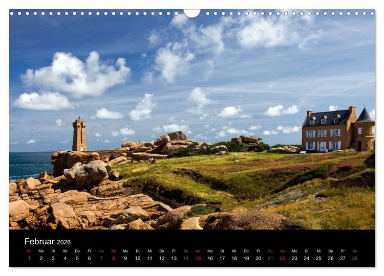 Produktbild: Bretagne - Fotoreise von der Cote de Granit Rose zur Ile de Brehat (Wandkalender 2026 DIN A3 quer), CALVENDO Monatskalender