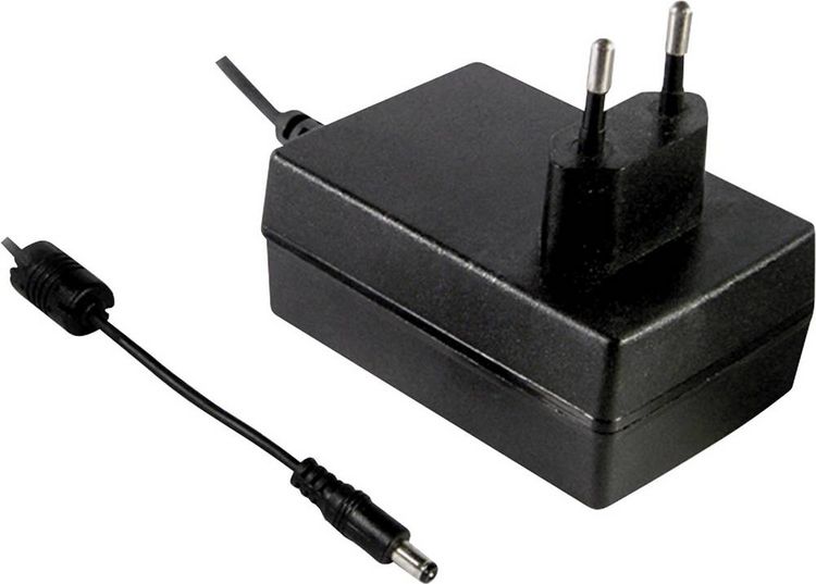 Produktbild: Mean Well MW GST36E24-P1J Steckernetzteil, Festspannung 24 V/DC 1500mA 36W
