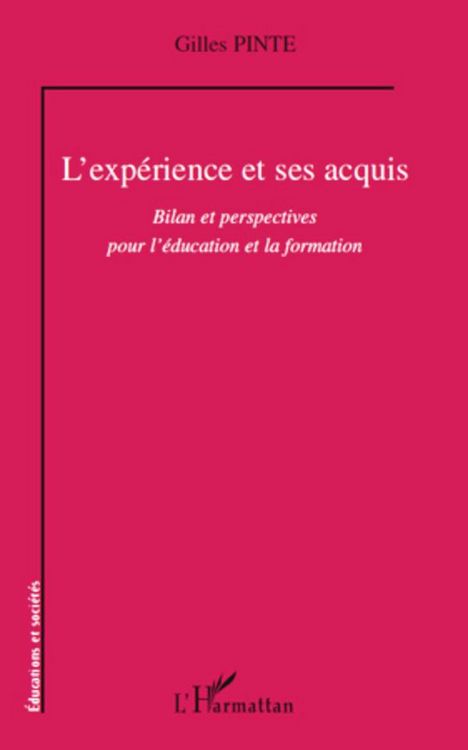Produktbild: L'exp&eacute;rience et ses acquis