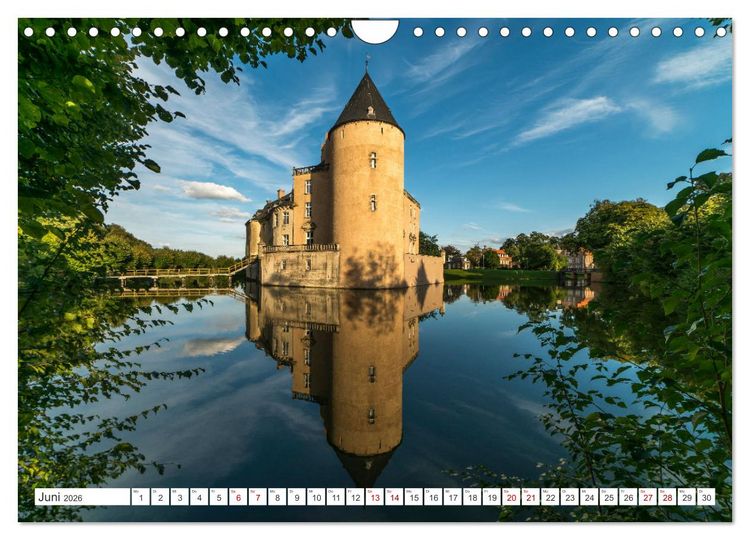 Produktbild: Wasserschl&ouml;sser im M&uuml;nsterland (Wandkalender 2026 DIN A4 quer), CALVENDO Monatskalender