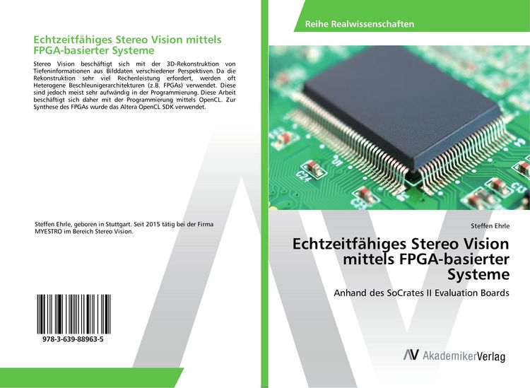 Produktbild: Echtzeitf&auml;higes Stereo Vision mittels FPGA-basierter Systeme