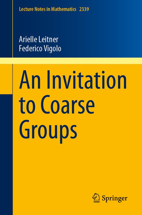 Produktbild: An Invitation to Coarse Groups