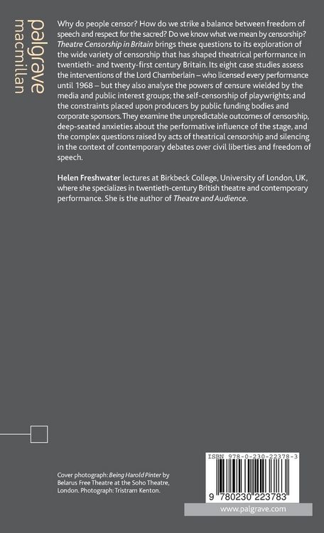 Produktbild: Theatre Censorship in Britain