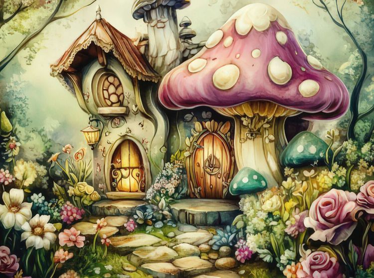 Produktbild: CALVENDO Puzzle Fantasievolle Oasen | 2000 Teile Lege-Gr&ouml;&szlig;e 90x67cm Foto-Puzzle f&uuml;r gl&uuml;ckliche Stunden