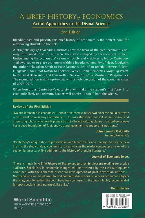 Produktbild: Brief History Of Economics (2nd Ed)
