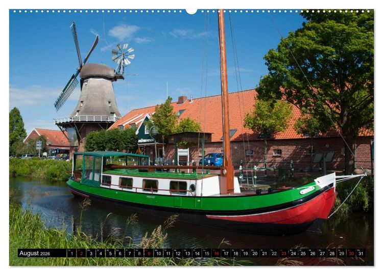 Produktbild: Windm&uuml;hlen in Deutschland (hochwertiger Premium Wandkalender 2026 DIN A2 quer), Kunstdruck in Hochglanz