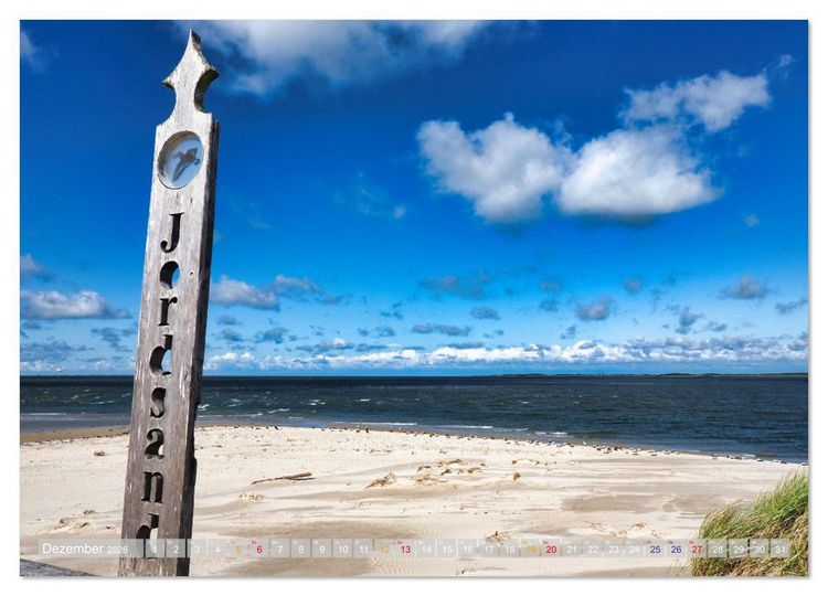 Produktbild: Amrum Gl&uuml;cksort (Wandkalender 2026 DIN A3 quer), CALVENDO Monatskalender