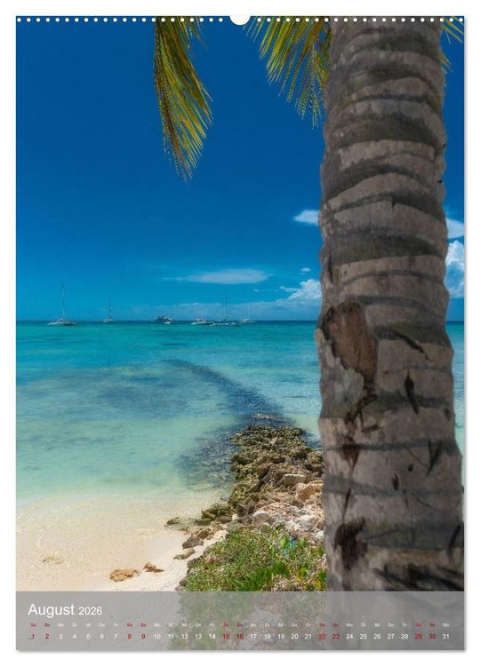 Produktbild: Karibischer Traum Isla Saona (hochwertiger Premium Wandkalender 2026 DIN A2 hoch), Kunstdruck in Hochglanz