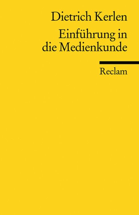 Produktbild: Einführung in die Medienkunde