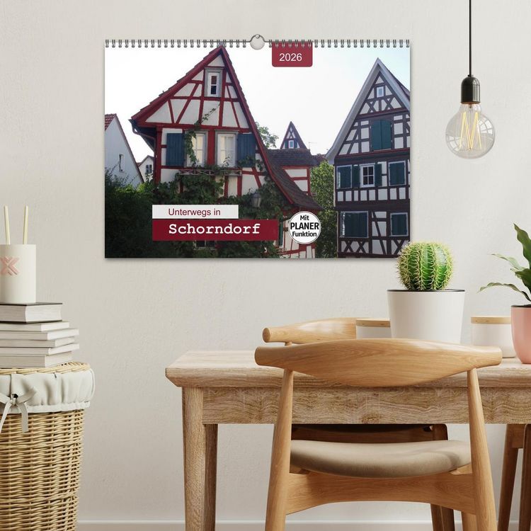 Produktbild: Unterwegs in Schorndorf (Wandkalender 2026 DIN A3 quer), CALVENDO Monatskalender