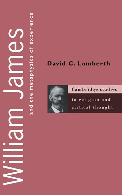 Produktbild: William James and the Metaphysics of Experience
