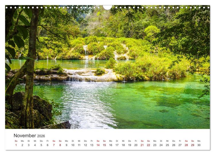 Produktbild: Kunterbuntes Guatemala (Wandkalender 2026 DIN A3 quer), CALVENDO Monatskalender