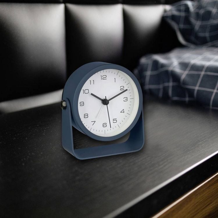 Produktbild: TFA Dostmann 60.1042.06 Quarz Tischuhr Blau Alarmzeiten 1 Leisegang-Uhrwerk