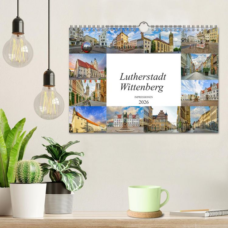 Produktbild: Lutherstadt Wittenberg Impressionen (Wandkalender 2026 DIN A4 quer), CALVENDO Monatskalender