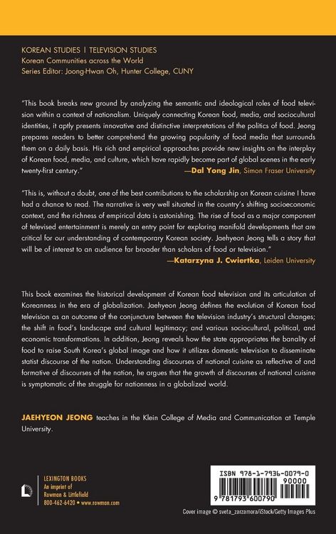 Produktbild: Korean Food Television and the Korean Nation
