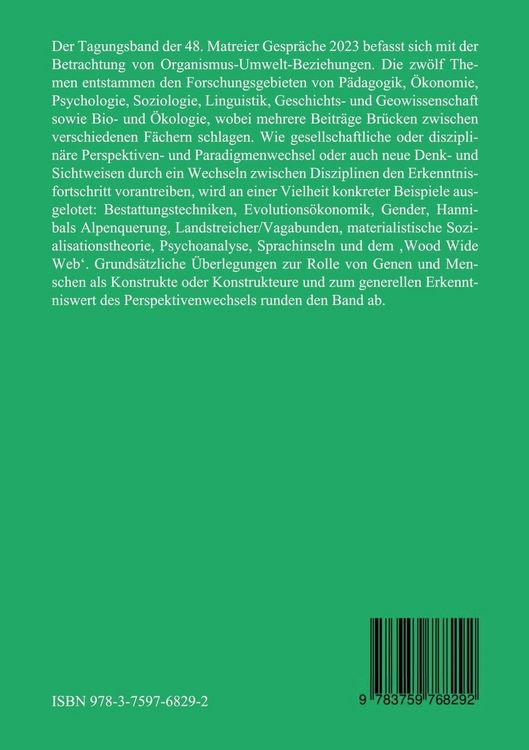 Produktbild: Organismus-Umwelt-Beziehungen