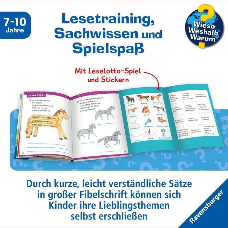 Produktbild: Wieso? Weshalb? Warum? Erstleser, Band 6 - Pferde