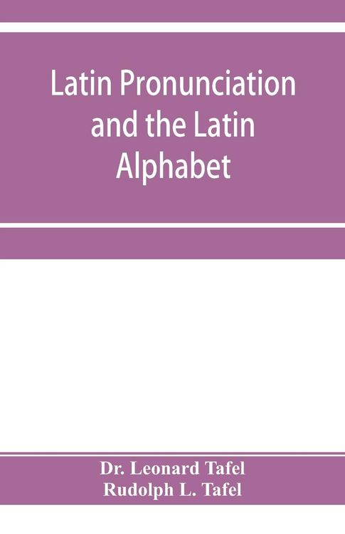 Produktbild: Latin pronunciation and the Latin Alphabet