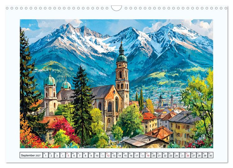 Produktbild: &Ouml;sterreich. Alpenzauber und Seentr&auml;ume (Wandkalender 2027 DIN A3 quer), CALVENDO Monatskalender