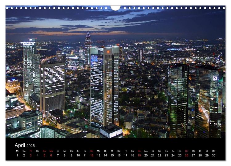 Produktbild: Frankfurt am Main (Wandkalender 2026 DIN A3 quer), CALVENDO Monatskalender