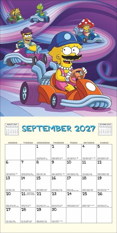 Produktbild: The Simpsons Broschurkalender 2027