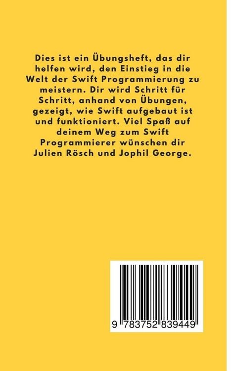 Produktbild: Swift programmieren lernen f&uuml;r Einsteiger