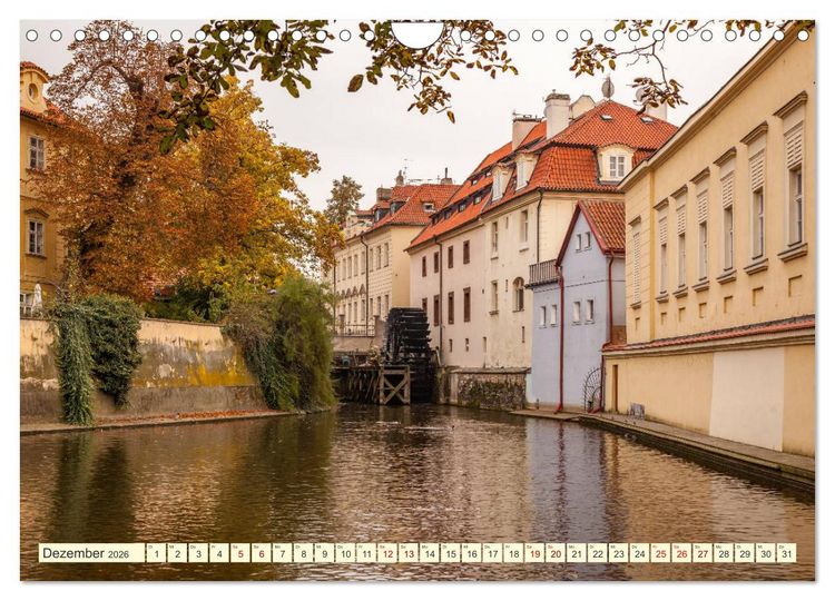 Produktbild: Die sch&ouml;ne Stadt Prag (Wandkalender 2026 DIN A4 quer), CALVENDO Monatskalender