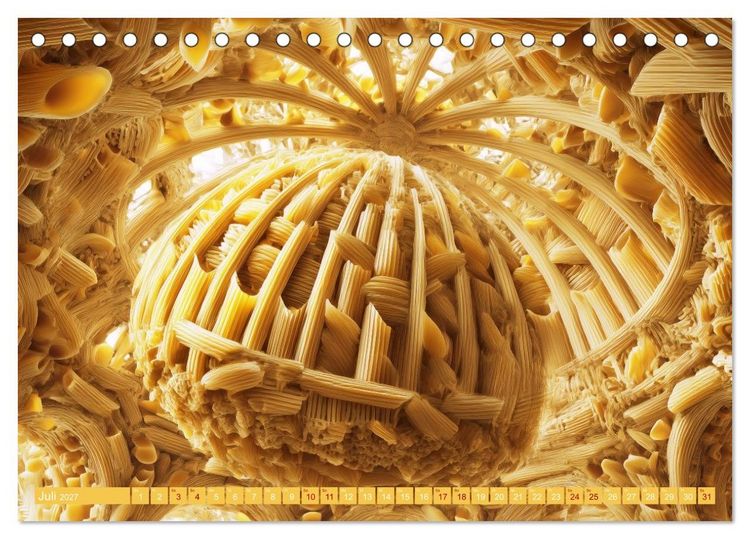 Produktbild: Pasta Fantastica. Surreale Nudeltr&auml;ume (Tischkalender 2027 DIN A5 quer), CALVENDO Monatskalender