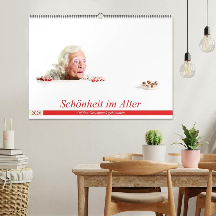 Produktbild: Sch&ouml;nheit im Alter - Auf den Geschmack gekommen (Wandkalender 2026 DIN A2 quer), CALVENDO Monatskalender