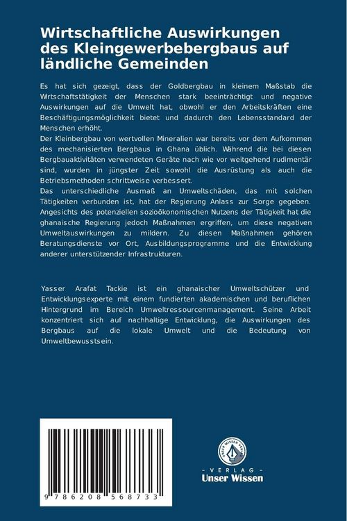 Produktbild: Wirtschaftliche Auswirkungen des Kleingewerbebergbaus auf l&auml;ndliche Gemeinden