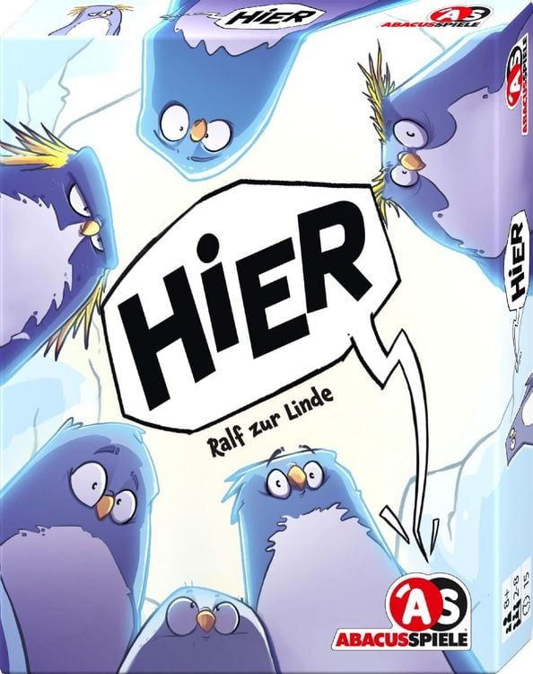 Produktbild: Abacusspiele ABA08251 - Hier, Kartenspiel, Reaktionsspiel