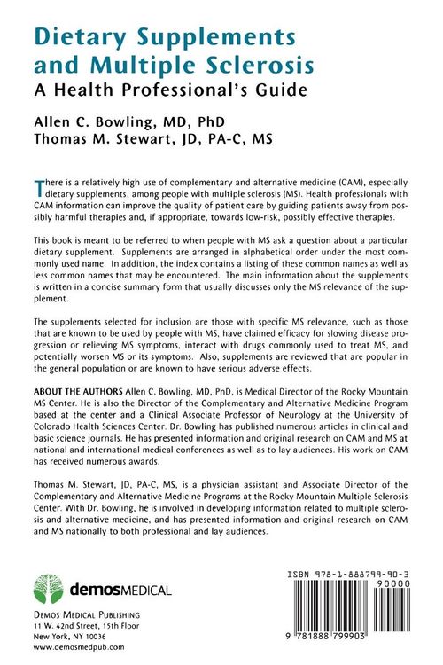 Produktbild: Dietary Supplements and Multiple Sclerosis