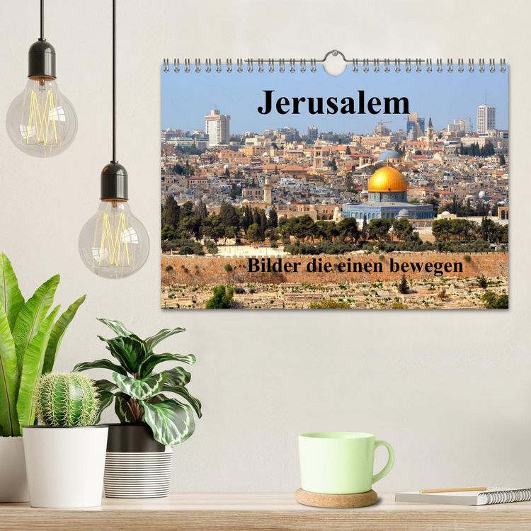 Produktbild: Jerusalem, Bilder die einen bewegen (Wandkalender 2026 DIN A4 quer), CALVENDO Monatskalender