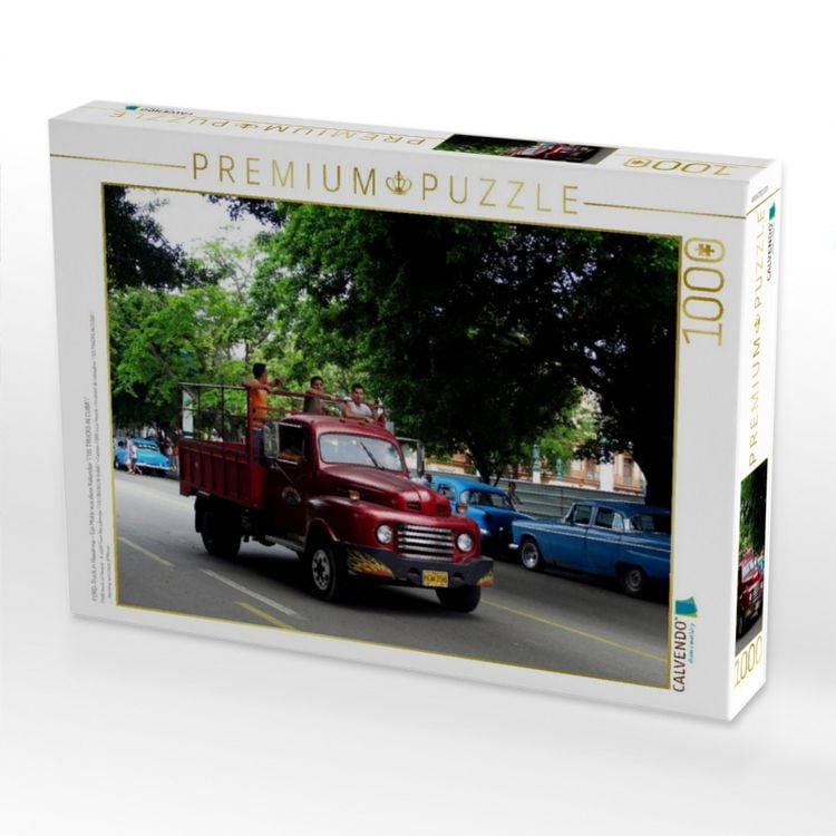 Produktbild: CALVENDO Puzzle FORD-Truck in Havanna - Ein Motiv aus dem Kalender "US TRUCKS IN CUBA" | 1000 Teile Lege-Gr&ouml;&szlig;e 64x48cm Foto-Puzzle f&uuml;r gl&uuml;ckliche Stunden