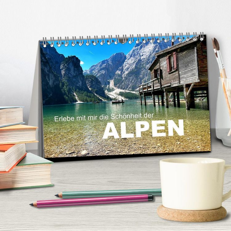 Produktbild: Erlebe mit mir die Sch&ouml;nheit der Alpen (Tischkalender 2026 DIN A5 quer), CALVENDO Monatskalender