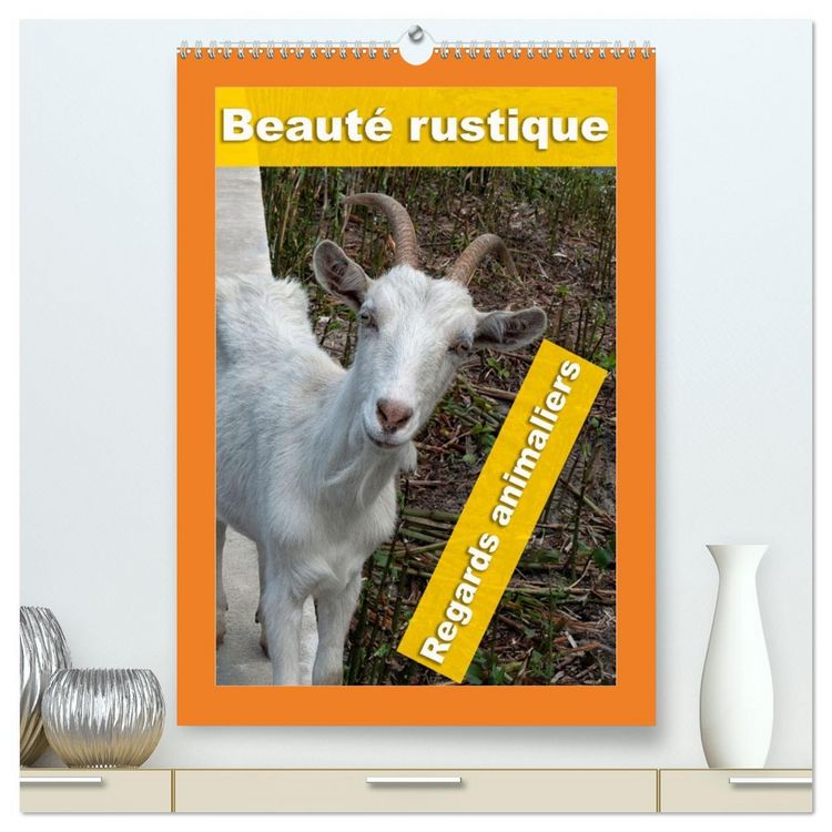 Produktbild: Beaut&eacute; rustique Regards animaliers (Calendrier mural 2026 DIN A2 horizontal) calendrier de bureau