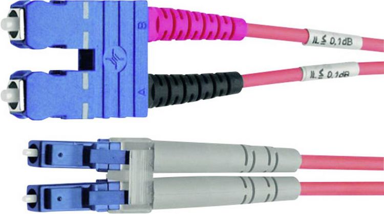 Produktbild: Teleg&auml;rtner 100012082 Glasfaser LWL Anschlusskabel 1.00 m Gelb [1x SC-Stecker - 1x LC-Stecker] 9/125 &micro; Singlemode OS2