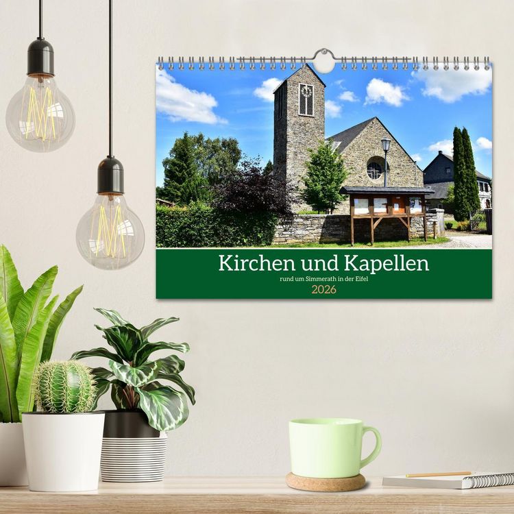 Produktbild: Kirchen und Kapellen rund um Simmerath (Wandkalender 2026 DIN A4 quer), CALVENDO Monatskalender