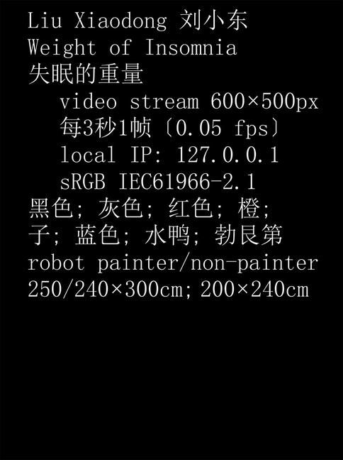 Produktbild: Liu Xiaodong: Weight of Insomnia