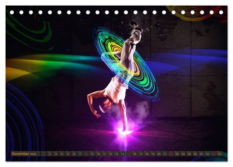 Produktbild: HipHopDance (Tischkalender 2026 DIN A5 quer), CALVENDO Monatskalender