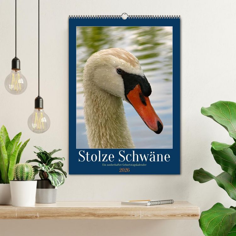 Produktbild: Stolze Schw&auml;ne (Wandkalender 2026 DIN A2 hoch), CALVENDO Monatskalender