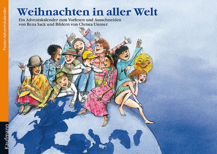 Produktbild: Weihnachten in aller Welt. Ein Adventskalender zum Vorlesen und Basteln mit einem Poster