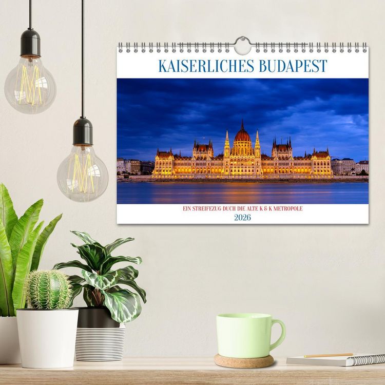 Produktbild: KAISERLICHES BUDAPEST (Wandkalender 2026 DIN A4 quer), CALVENDO Monatskalender
