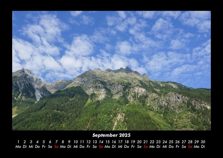 Produktbild: Bergige Welten 2025 Fotokalender DIN A3