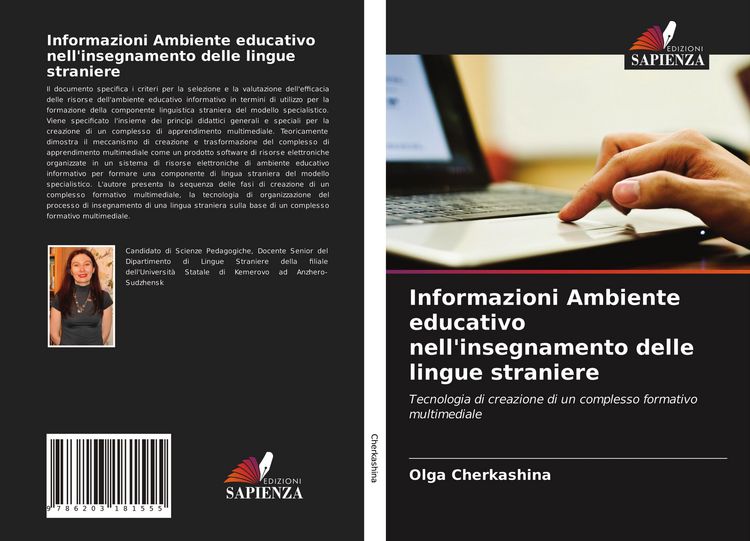 Produktbild: Informazioni Ambiente educativo nell'insegnamento delle lingue straniere