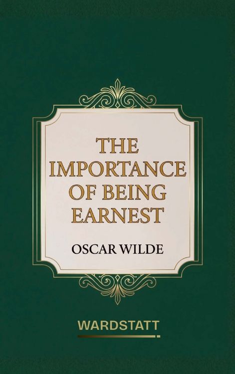 Produktbild: The Importance of Being Earnest